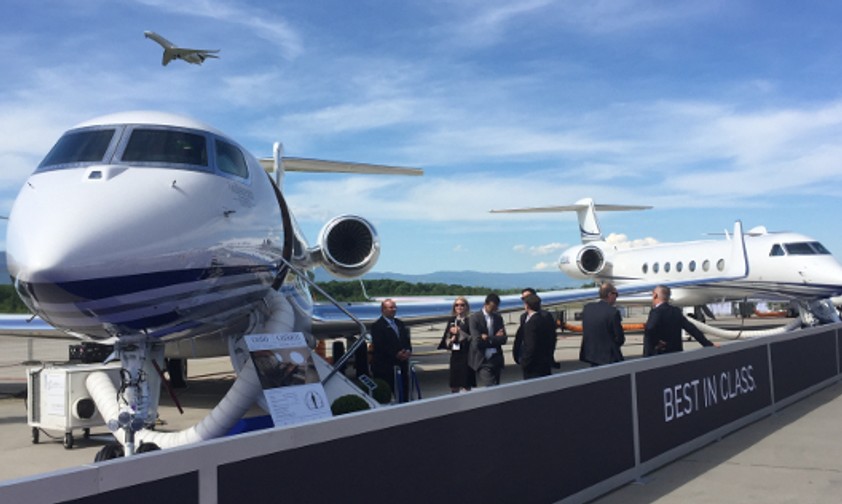 Die Ebace in Genf ist das wichtigste europäische Branchentreffen der Geschäftsfliegerei.