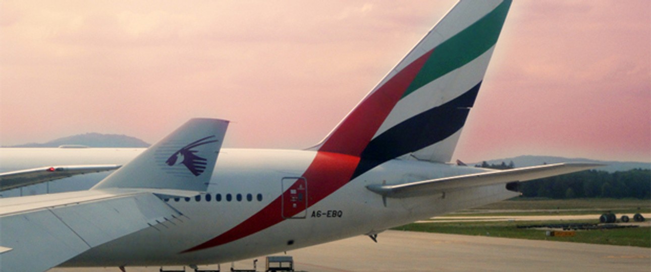 Flieger von Qatar und Emirates: Rücken die Airlines zusammen?