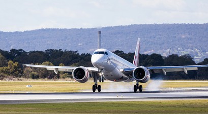 virgin australia embraer e190 e2 perth delivery