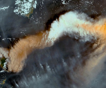 Vulkanausbruch führt zu großen Umwegen