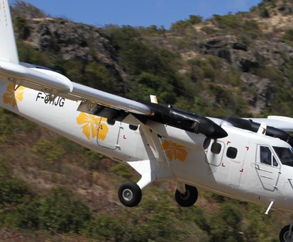 De Havilland Canada DHC-6 Twin Otter von Air Antilles: Darf vorerst nicht mehr abheben.