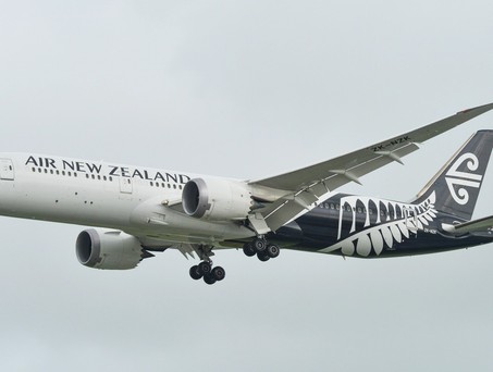 Boeing 787-9 von Air New Zealand: Die Airline setzt diesen Flugzeugtyp auf der Route San Francisco - Auckland ein. 