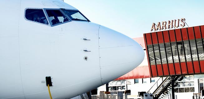 Flughafen Aarhus: SAS lässt den Flughafen jubeln.