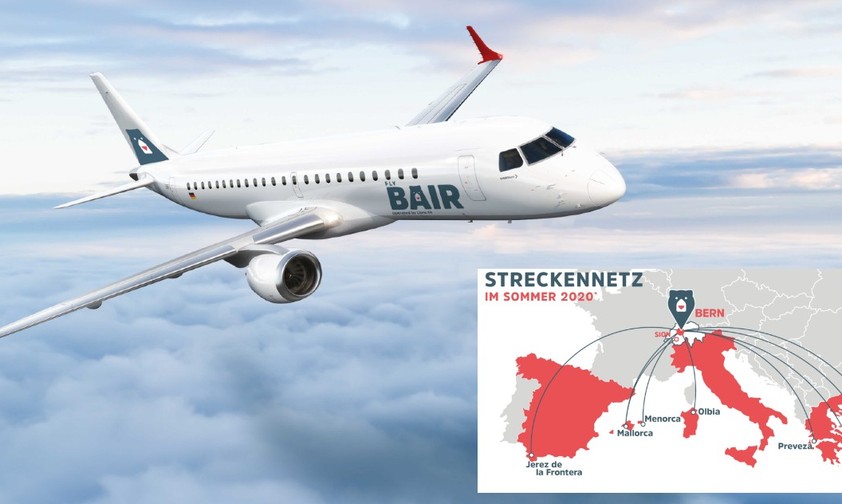 Flieger und Streckennetz: So stellen sich die Planer Fly Bair vor.