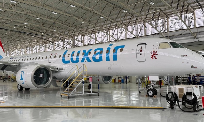 luxair embaer e195 e2 03