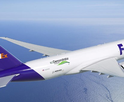 Fedex-Ecodemonstrator: Neue Technologien für die Frachtfliegerei.