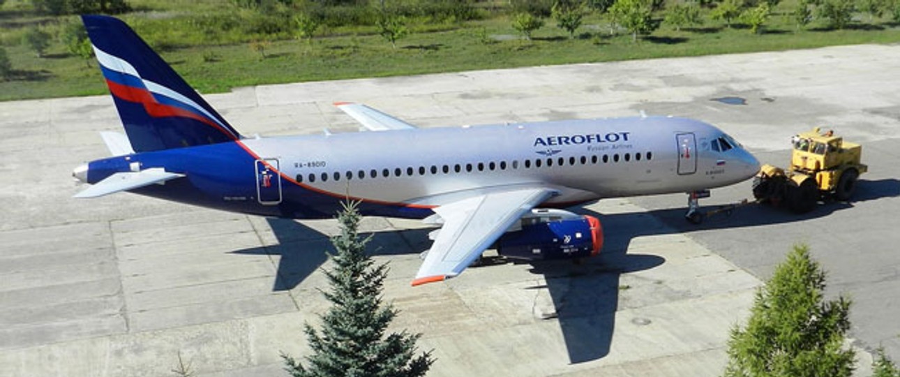 Superjet von Aeroflot: Die Airline ist zufrieden mit dem Modell.