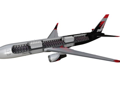 Boeing 767: So soll das Flugzeug von Coulson ach dem Umbau aussehen.