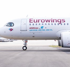 Airbus A320 Neo von Eurowings: Die Dubai-Flüge sind gut nachgefragt.