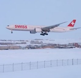 Boeing 777 von Swiss muss im Nirgendwo landen