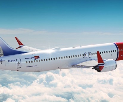Boeing 737 Max from Norwegian.
