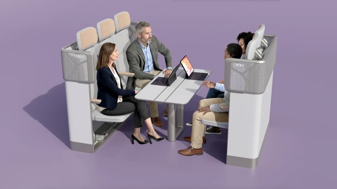 U Suite als Arbeitsecke.