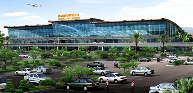 Hanthawaddy International Airport: Soll 12 Millionen Passagiere fassen.