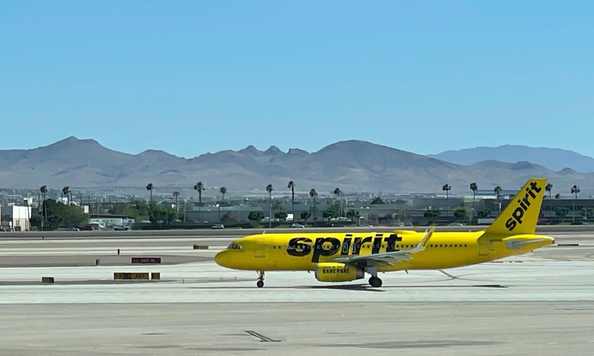 Airbus A320 von Spirit Airlines in Las Vegas: