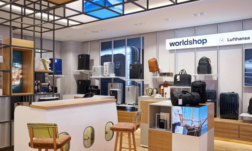 Worldshop von Lufthansa in Frankfurt: Dieser Standort bleibt bestehen.