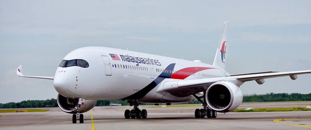 Das der erste Airbus A350 von Malaysia Airlines.