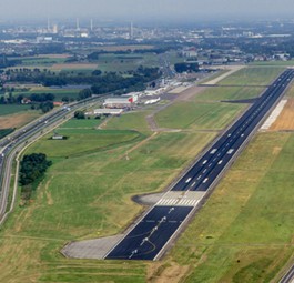 Piste des Flughafens Maastricht/Aachen: Könnte mehr Verkehr gebrauchen.