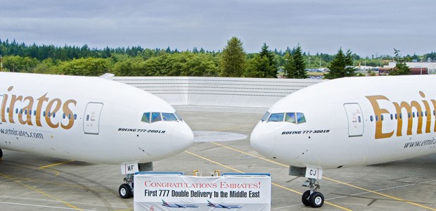 B777 von Emirates: Die Airline will die Neuversion.