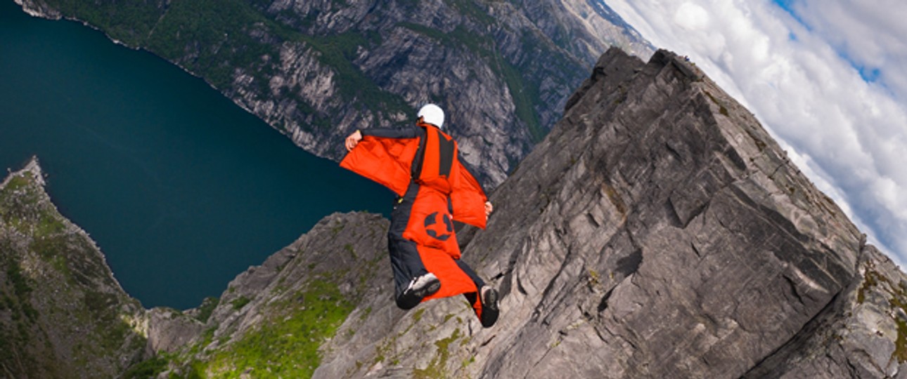Wingsuit-Springer: Ist es das, was die Piloten sahen?