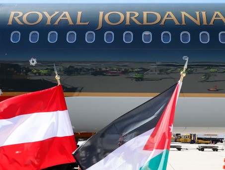 Erstflug von Royal Jordanian nach Wien: Die Fluggesellschaft hat in Österreich noch mehr vor.