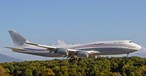 Boeing 747-8 mit dem Kennzeichen A7-HBJ: Bekommt sie Donald Trump als Übergangs-Air Force One?