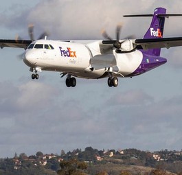 ATR-72-600 F von Fedex: Der amerikanische Logistikriese hat 30 Exemplare bestellt und hält 20 Optionen.