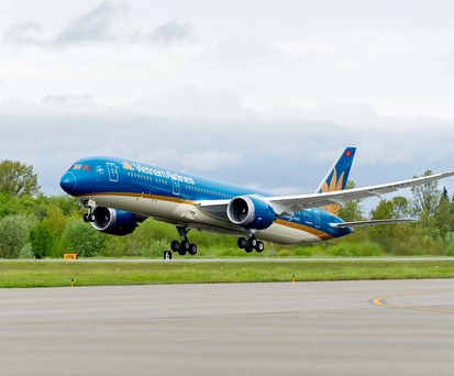 Dreamliner von Vietnam Airlines: Zwischen Hanoi und Ho Chi Minh City unterwegs.