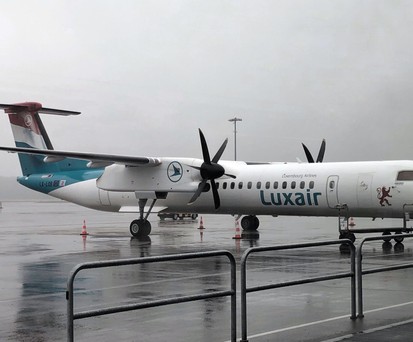 De Havilland Canada Dash 8 von Luxair: WIe viel Luxemburgisch muss es denn sein?