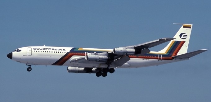 Boeing 707 der ehemaligen Ecuatoriana de Aviación.