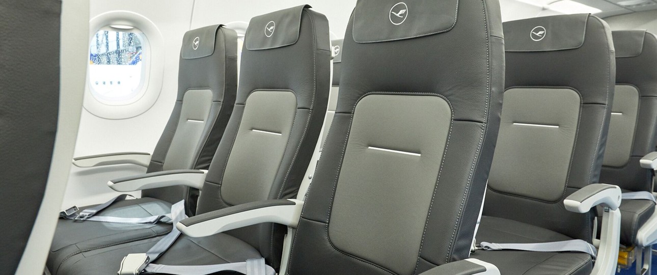 Lufthansas neuer Sitz im Airbus A321 Neo: Startklar.