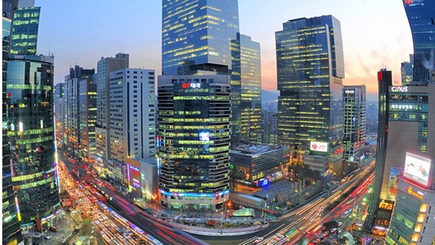 Rang 1: Seoul - Jeju. Das Geschäftszentrum von Seoul.