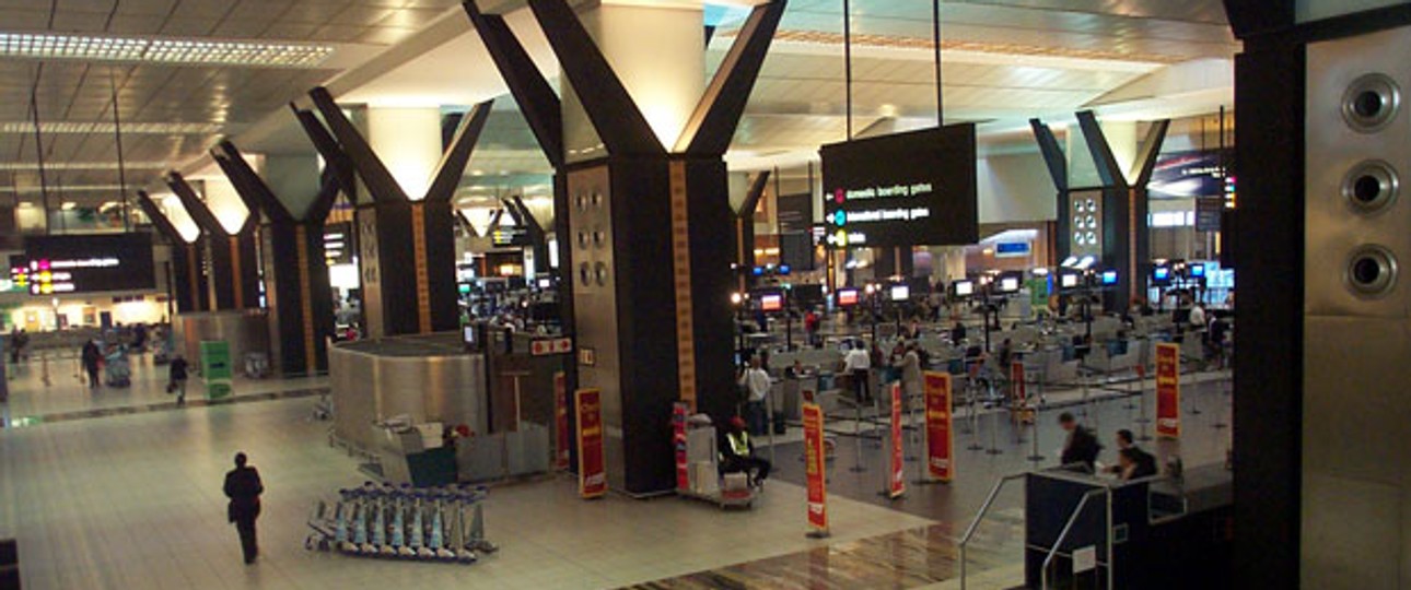 Der Tambo International Airport in Johannesburg.