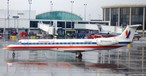 American-Eagle-Flieger auf dem Rollfeld in O'Hare: 608 Passagiere saßen hier stundenlang fest.