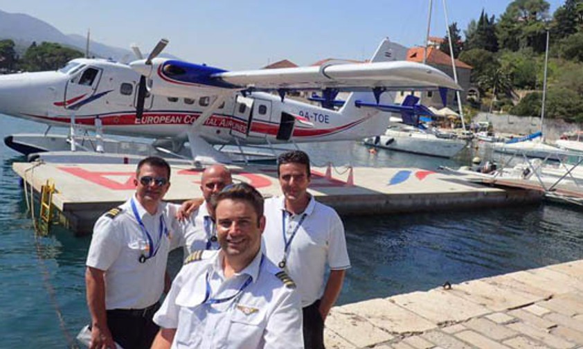 Die Fluglinie setzte auf Twin Otter.