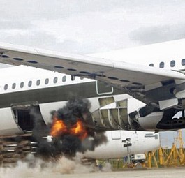 So sähe eine Explosion im Frachtraum ohne Fly Bag aus...