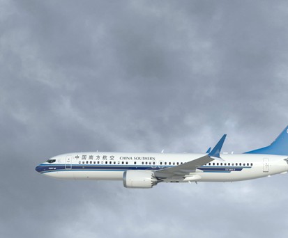 Boeing 737 Max von China Southern: Tatsächlich steht auch dieser Flieger derzeit am Boden.