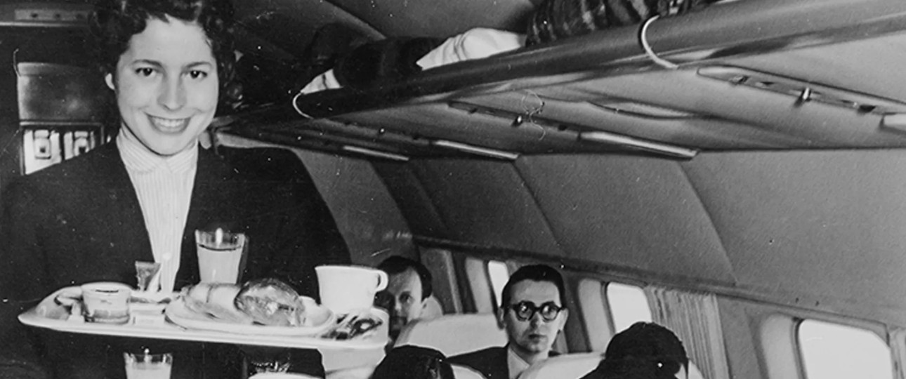 Margot von Engelmann und ihr 176-Mark-Lächeln: Sie prägte die Lufthansa mit.