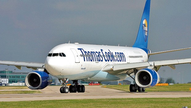 A321 von Thomas Cook: Entging nur knapp einem schweren Unfall.