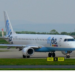 So kamen die Flugzeuge von Flybe früher daher.