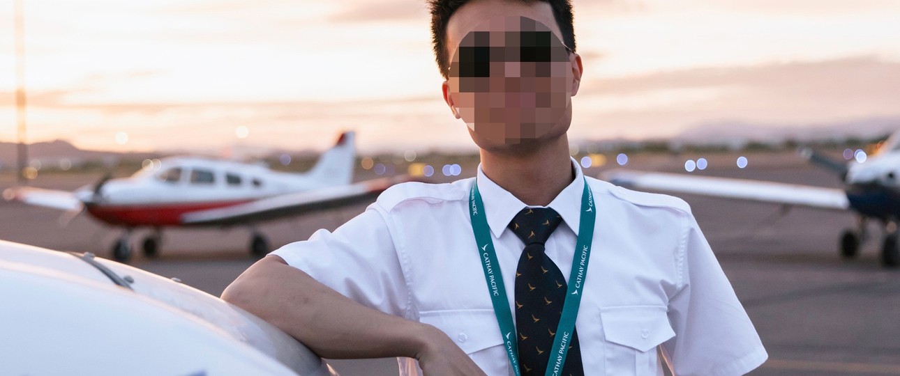 Flugschüler von Cathay Pacific (Archivbild): Ungebührliches Verhalten.