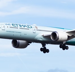 Etihad Boeing 787: Dreamliner der Airline erhalten die neue Triebwerkswäsche.