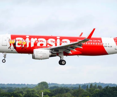 Airbus A320 von Air Asia: Die Fluglinie guckt nach China.