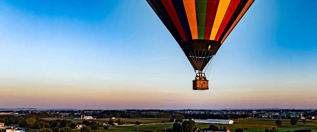 Ballon in der Luft: Ballonfahren ist noch gefährlicher als fliegen in Kleinflugzeugen.