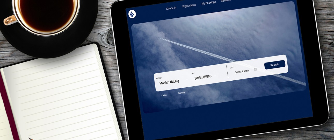 Webseite von Bavarian Airlines: Plötzlich nicht mehr online.