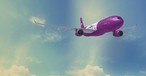 Airbus 330-300 von Wow Air: Das neue Flugzeug trägt die Kennzeichnung TF-GAY.