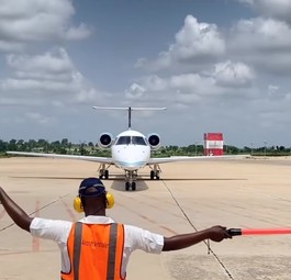 Vorfeld des Ebonyi State International Airport: Der Flughafen ist erst seit 2025 am Netz.