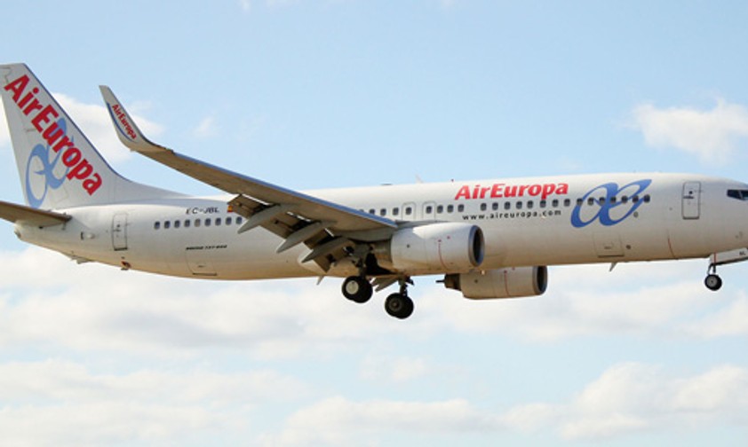 Boeing 737 von Air Europa: Laut Airline war kein Gas an Bord.
