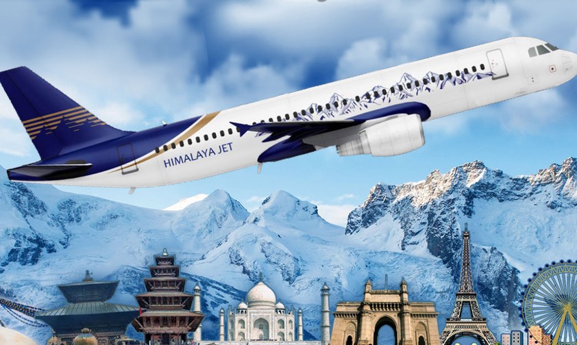 So präsentiert sich Himalaya Jet: Langstreckenpläne.