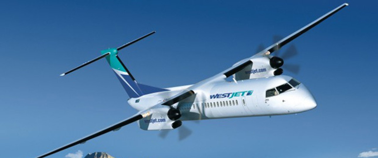 Bombardier Q400: Machte das Rennen bei Westjet Encore.