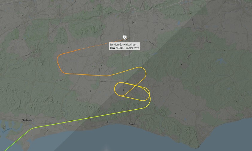 Flug BA2673: Er sorgte für das Chaos. 